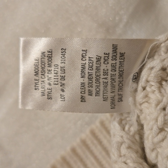 Theory Cream Ribbed Knit Sweater - Picture 12 of 12